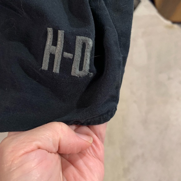 Harley-Davidson Black and Gray Casual Button Down Shirt - Picture 4 of 4